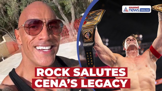 John Cena Retires WWE | Dwayne Johnson Shares Heartfelt Message for the Legend