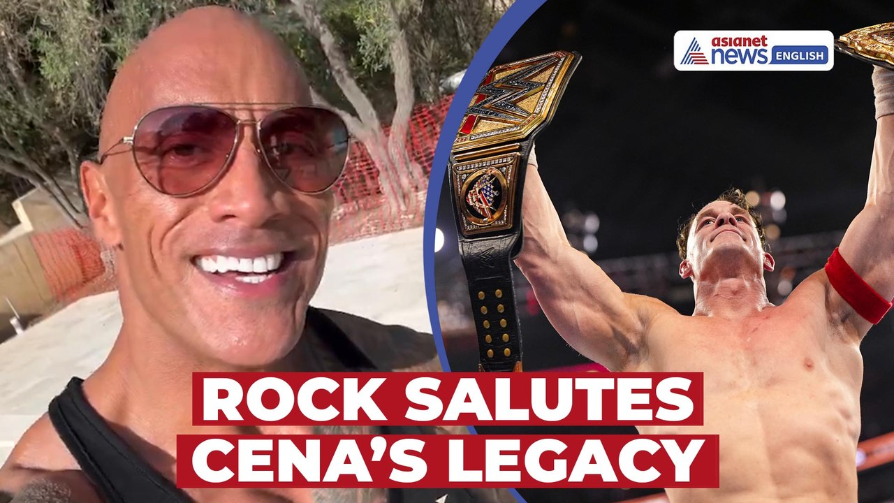 John Cena Retires WWE | Dwayne Johnson Shares Heartfelt Message for the Legend