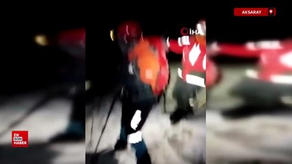 Aksaray'da Hasan Dağı’na tırmanan 2 üniversite öğrencisi dağda mahsur kaldı