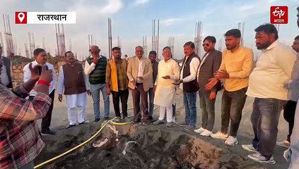 ऊर्जा मंत्री ने निर्माणाधीन कॉलेज भवन का निरीक्षण कर बताई अनियमिता, XEN बोले- नहीं है घटिया निर्माण