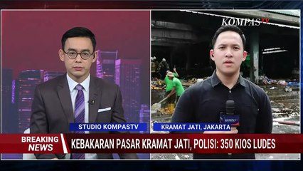 Bantuan Relokasi Sementara Para Pedagang Korban Kebakaran Pasar Induk Kramat Jati