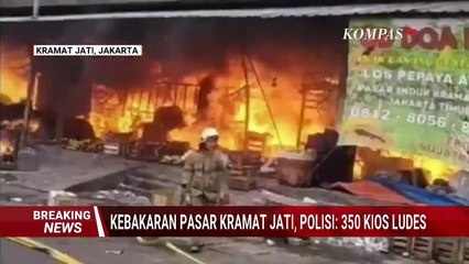 Kebakaran Pasar Induk Kramat Jati, Kerugian Para Pedagang Diperkirakan Capai Rp 10 M