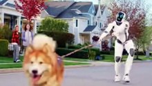 Robot Walking Dog but Dog Pulls Robot 🤖🐕 | Funny AI Moment
