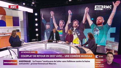 Le bonus RMC : Coldplay de retour en 2027 avec... une comédie musicale - 15/12