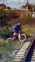 😂🚲 When Bicycle Meets Railway Track | Epic Funny Moment 🤣