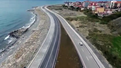 Türkeli ilçe merkezinin trafik yükü çevre yolu ile azaltıldı