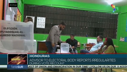 Honduras: Advisor to electoral body reports irregularities during vote recount