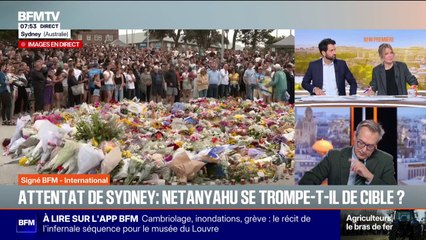 SIGNÉ BFM - Propos de Benjamin Netanyahu après l'attaque terroriste à Sydney: "C'est lui qui jette de l'huile sur le feu"