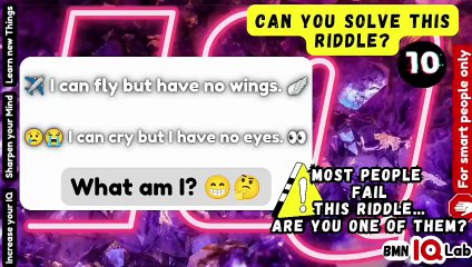 Can you solve this riddle? 😁