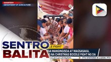 Higit 800 na mga mangingisda at mga magsasaka, nakisaya sa handog na Christmas boodle fight ng DA