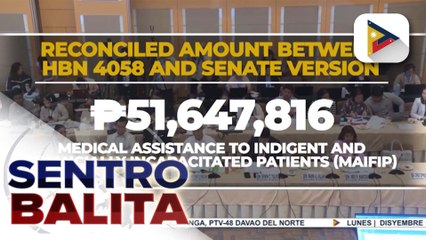 Panukalang pondo ng MAIFIP at farm-to-market road projects sa 2026, aprubado sa bicam; ilang senador, may ‘reservations’ | ulat ni Louisa Erispe