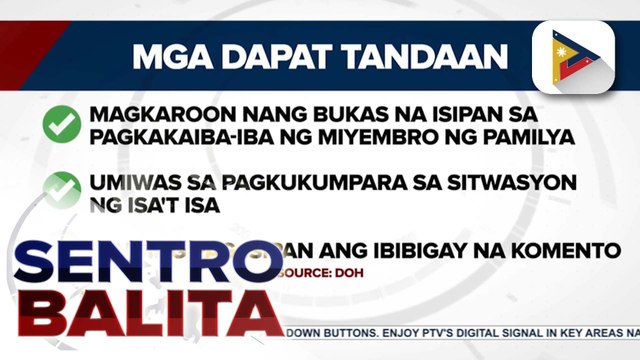 DOH, nagpaalala sa publiko na maging maingat sa damdamin ng bawat isa sa mga Christmas party at reunion