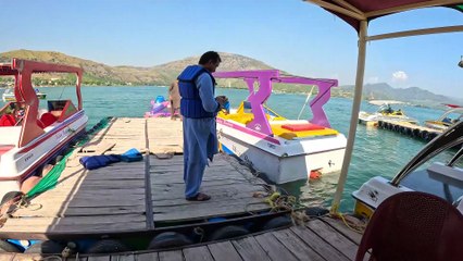 Beautiful Boat Ride @ Khanpur Dam Part 1