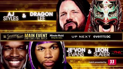WWE Saturday Night's Main Event _Dec 13, 2025 - AJ Styles & Dragon Lee Vs Je'von Evans & Leon Slater _Tag Team Match