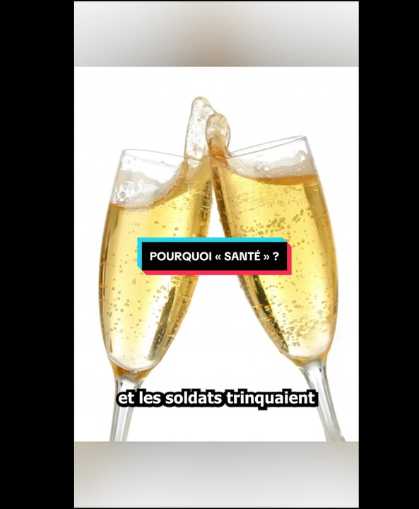 Pourquoi on dit "santé" ?