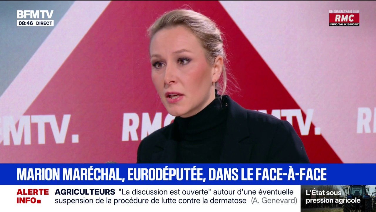 Marion Maréchal: "Je suis une fervente partisane de l'union des droites"