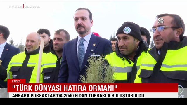 AK Parti'den Türk Dünyası Hatıra Ormanı : 2 bin 40 fidan toprakla buluşturuldu