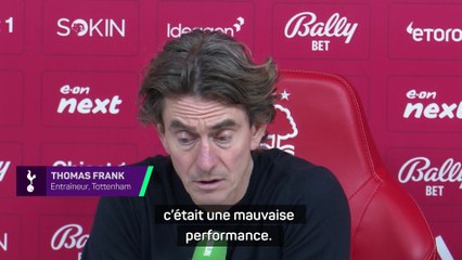 Frank : "Perdre de cette façon, c'est frustrant"