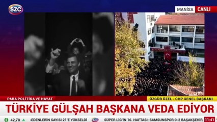 Gülşah Durbay'a veda töreni...Özgür Özel gözyaşlarına hakim olamadı