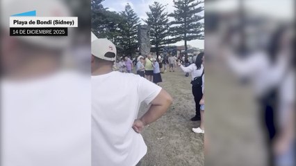 Momentos previos al ataque terorista en Sídney