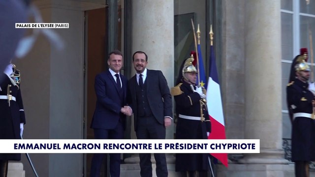 Elysée : Emmanuel Macron reçoit Níkos Christodoulídis, le président chypriote