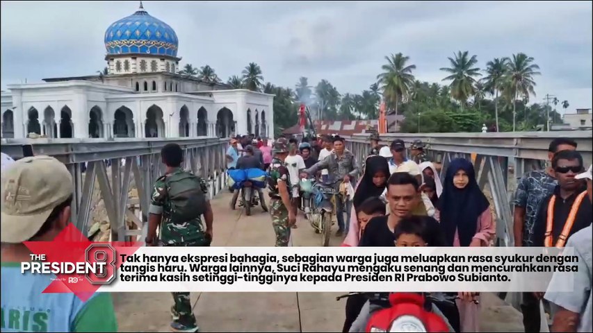 Tangis Haru Warga Aceh Sambut Berfungsinya Jembatan Teupin Mane Hari Ini Bisa Pulang ke Rumah