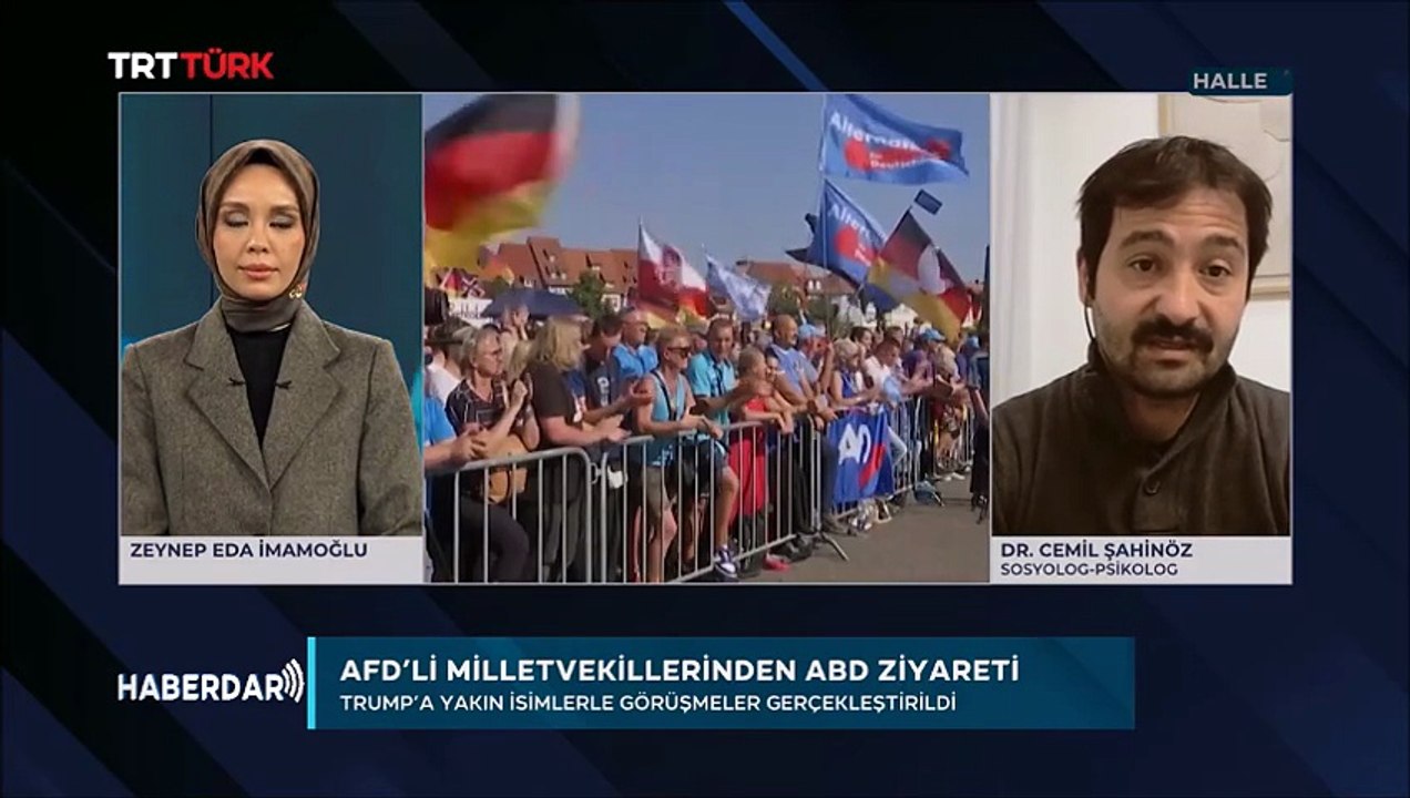 Afd Amerika´da (TRT Türk, Haberdar, 15.12.2025)