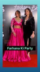 Neelam Giri and Kunickaa Sadanand at Farrhana Bhatt's Success Party