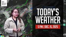 Today's Weather, 5 P.M. | Dec. 15, 2025