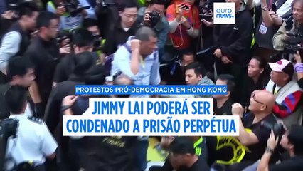 Jimmy Lai, antigo magnata dos media pró-democracia de Hong Kong, condenado por violar lei da segurança nacional
