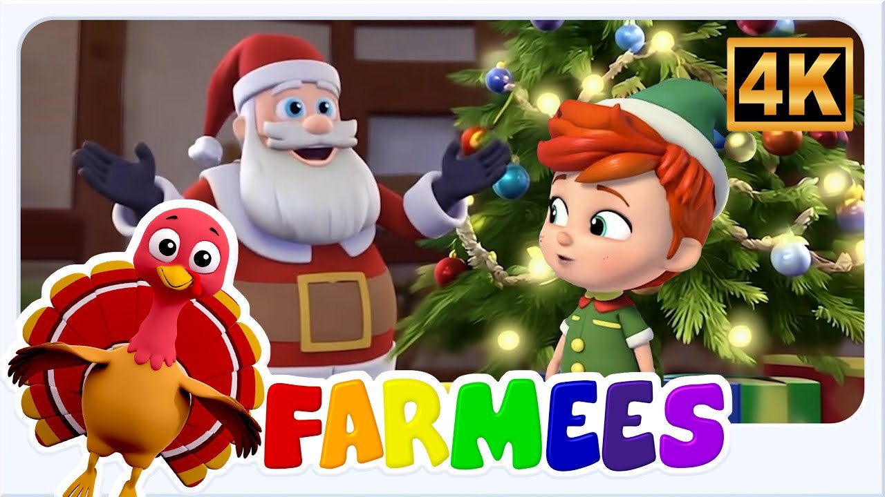 This Is The Way Christmas Bus by Farmees | Christmas Nursery Rhymes for Kids