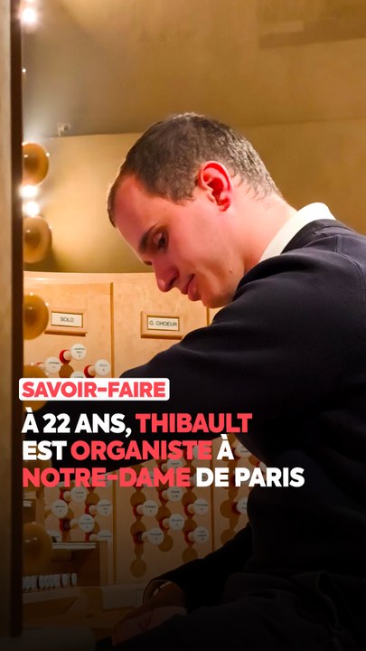 À seulement 22 ans, Thibault est organiste à Notre-Dame de Paris. Un métier hors du commun dans un cadre exceptionnel. 🎼🎹