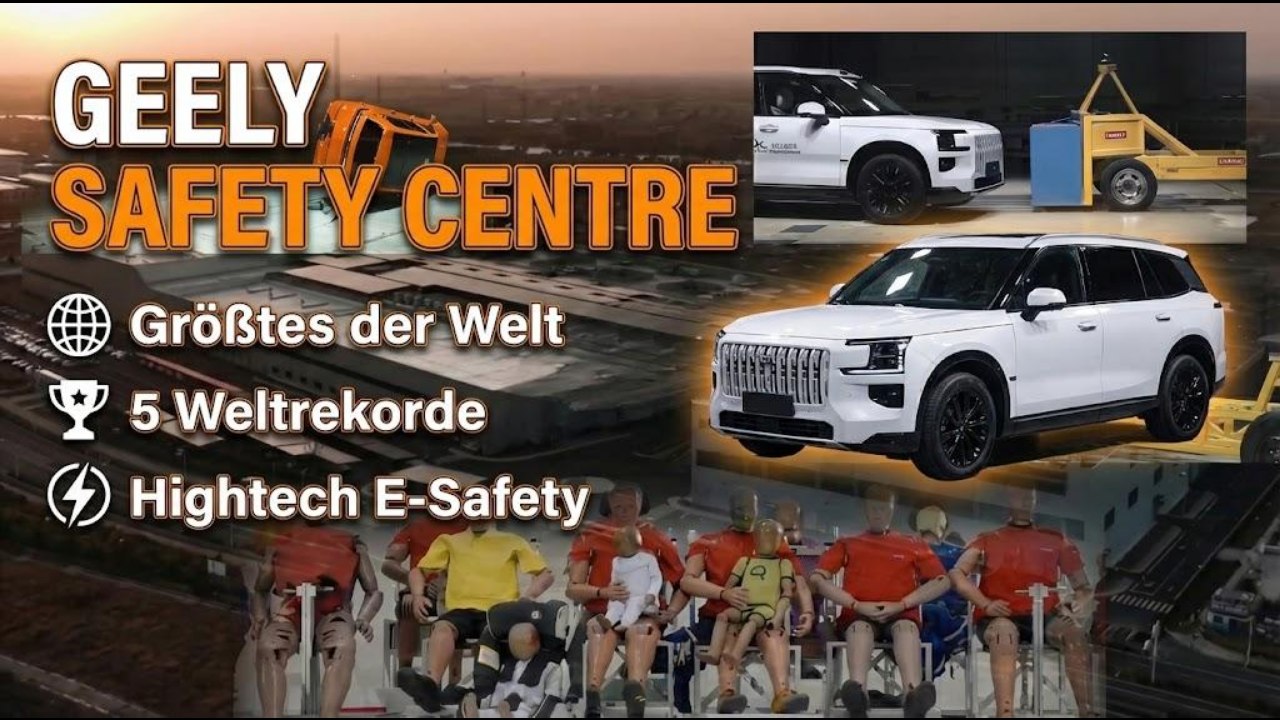 Hightech trifft Sicherheit: Das Geely Safety Centre setzt Rekorde