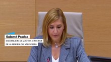 Salomé Pradas, ante la comisión de la dana en el Congreso: “No voy a contestar nada por mi calidad de investigada”