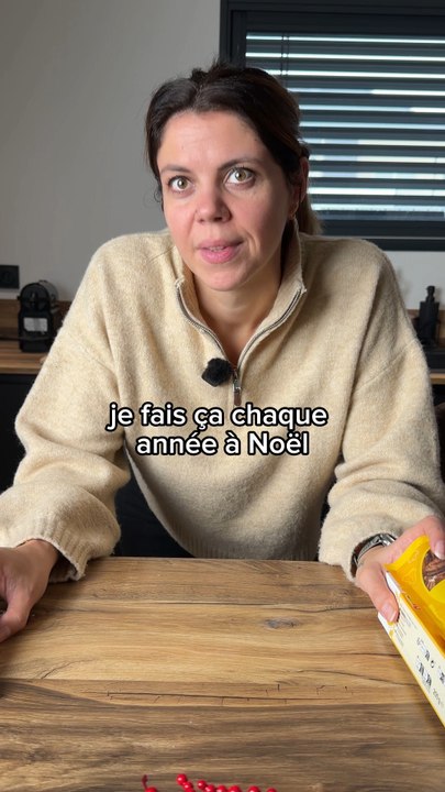 Saucisson en chocolat de Noël