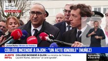 Collège incendié à Dijon: "On ne lâchera rien, nous sommes déterminés à lutter contre le trafic de stupéfiants", affirme Laurent Nuñez