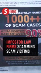 From scam to double scam: Victims warned of fake legal help