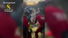 Rescatado un hombre arrastrado por el agua en la rambla en Murcia