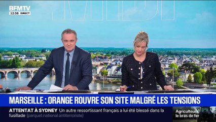 Le site d'Orange à Marseille a rouvert ses portes ce matin, après une fermeture de quinze jours par mesure de sécurité - VIDEO