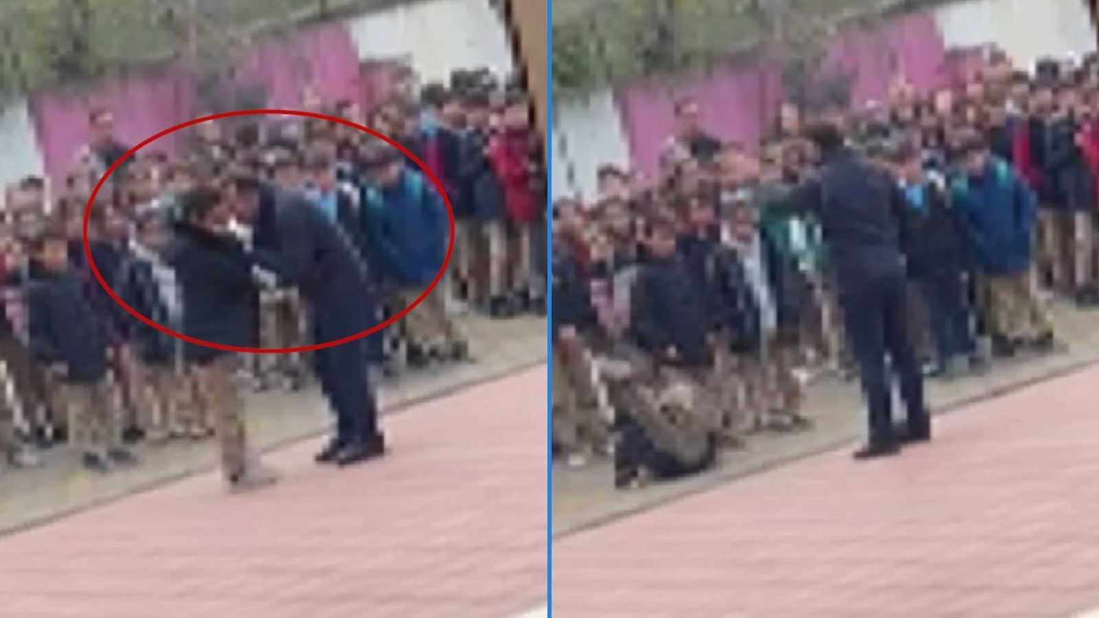 Öğrencisini yakasından tutup yere savuran okul müdürü hakkında inceleme başlatıldı