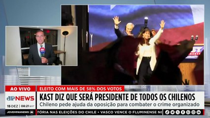 José Antonio Kast é eleito presidente do Chile com 58% dos votos