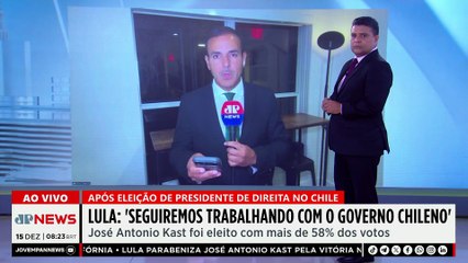 Lula parabeniza José Antonio Kast pela vitória no Chile