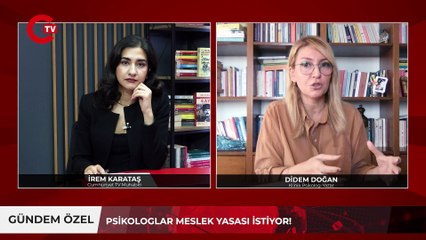 Klinik Psikolog Didem Doğan anlattı Psikologlara meslek yasası şart!
