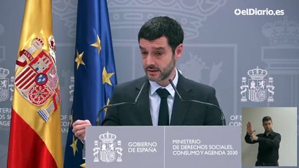 Bustinduy dice que la salida a la crisis política del Gobierno es la prórroga de cientos de miles de contratos de alquiler