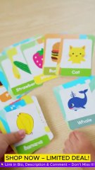 Talking Flash Cards for Toddlers 🧠 | Montessori Learning Toy | Trend Pickz