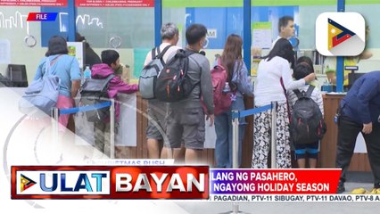 PPA, pinaghahanda ang mga passenger terminal sa inaasahang pagdagsa ng mga pasahero sa pantalan ngayong holiday season | ulat ni Vel Custodio