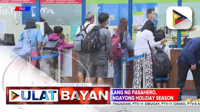 PPA, pinaghahanda ang mga passenger terminal sa inaasahang pagdagsa ng mga pasahero sa pantalan ngayong holiday season | ulat ni Vel Custodio