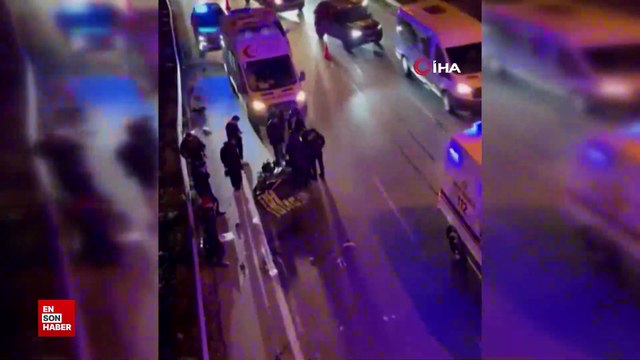 İstanbul Esenyurt'ta alkollü kamyon sürücüsü kuryeye çarptı