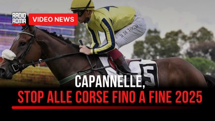 Capannelle, stop alle corse fino a fine 2025