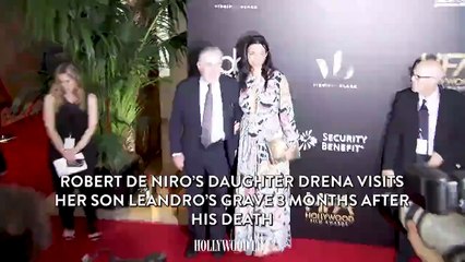 Robert De Niro’s Daughter Drena Visits Her Son Leandro’s Grave 3 Months After His Death